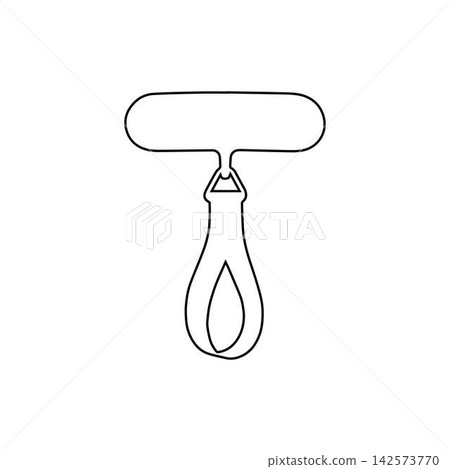 wrist strap outline icon hand loop accessory safety camera holder illustration wrist strap outline icon hand loop accessory safety camera holder illustration 142573770
