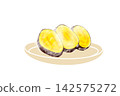 Tempura of sweet potatoes 142575272
