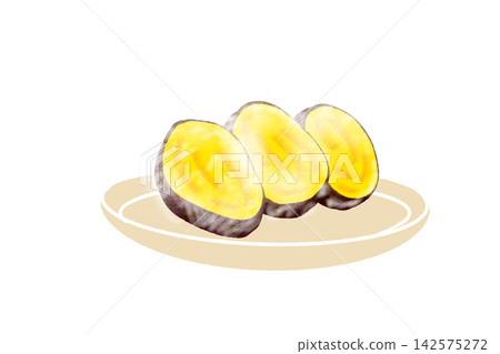 Tempura of sweet potatoes 142575272