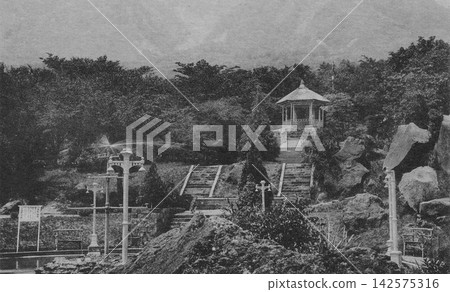 老照片，1918-1933年，箱根強羅公園 142575316