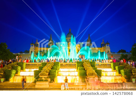 Magic Fountain light show, Barcelona Magic Fountain light show, Barcelona 142578068
