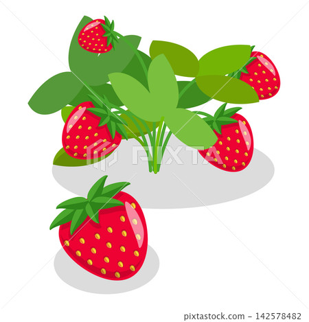 3D Isometric Flat Vector Illustration of Organic Fruits and Berries , Collection Of Shrubs Perfect For Gardens And Landscaping. Item 6 3D Isometric Flat Vector Illustration of Organic Fruits and Berries , Collection Of Shrubs Perfect For Gardens And Landscaping. Item 6 142578482