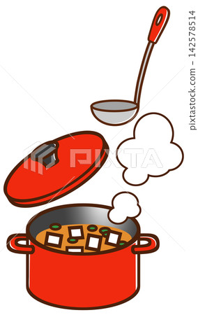 豆腐味噌湯（用雙耳鍋盛裝） 142578514