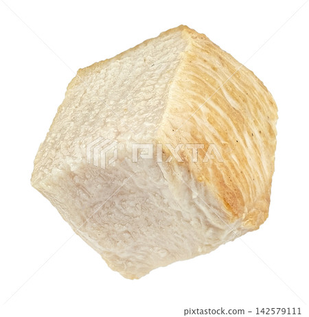 Cheese cube fried crispy snack isolated on white background with clipping path Cheese cube fried crispy snack isolated on white background with clipping path 142579111