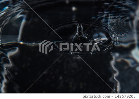 188.Crown Splash with Ripples from Droplet Impact 142579203