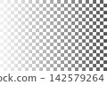 Checkered background with transparent grid pattern and soft gradient. 142579264