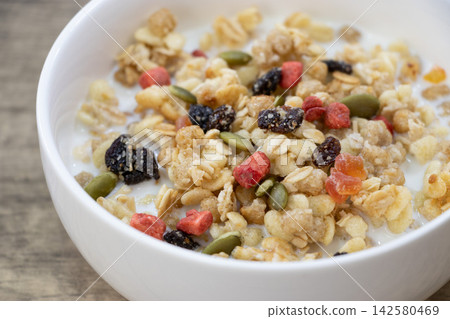 Fruit granola Fruit granola 142580469