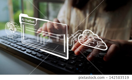 AI Artificial Intelligence Virtual Assistant for Smart Business Muxer AI Artificial Intelligence Virtual Assistant for Smart Business Muxer 142583519