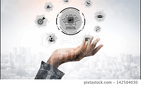 Marketing automation diagram showcasing AI-driven campaign workflow Muxer Marketing automation diagram showcasing AI-driven campaign workflow Muxer 142584030