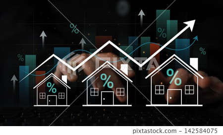 Graphical Representation of Increasing Home Prices with Percentage Symbols and Trend Lines Reflecting Real Estate Market Growth. Entropy Graphical Representation of Increasing Home Prices with Percentage Symbols and Trend Lines Reflecting Real Estate Market Growth. Entropy 142584075