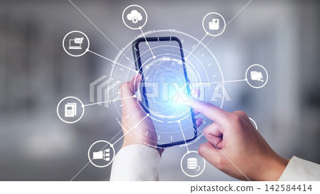 Managing online documents cloud storage and digital file security icons Gist Managing online documents cloud storage and digital file security icons Gist 142584414