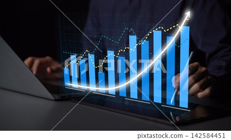 Innovative Data Visualization Concept with Interactive Graphs Highlighting Growth Trends in Business Analytics and Performance Metrics Copula Innovative Data Visualization Concept with Interactive Graphs Highlighting Growth Trends in Business Analytics and Performance Metrics Copula 142584451