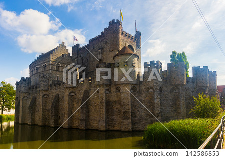 Gravensteen medieval castle at Ghent in Belgium Gravensteen medieval castle at Ghent in Belgium 142586853