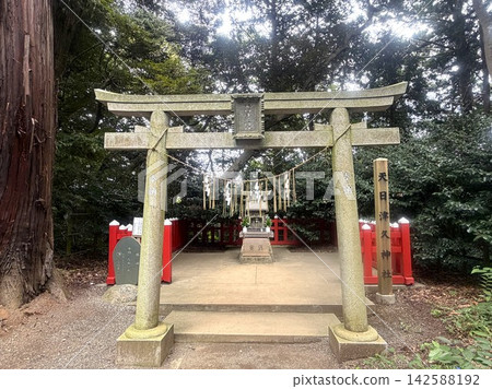 天智塚神社的鳥居與神社建築 | 千葉縣成田市 142588192