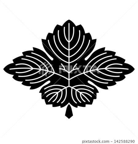 This is a family crest. It's called Onikaji no Habishi (Demon Kaji Leaf Diamond). This is a family crest. It's called Onikaji no Habishi (Demon Kaji Leaf Diamond). 142588290