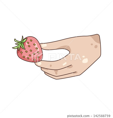 Illustration of strawberry picking Illustration of strawberry picking 142588739