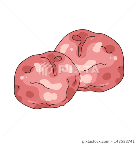 Illustration of strawberry ice Illustration of strawberry ice 142588741