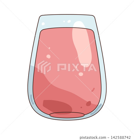 Illustration of strawberry juice Illustration of strawberry juice 142588742