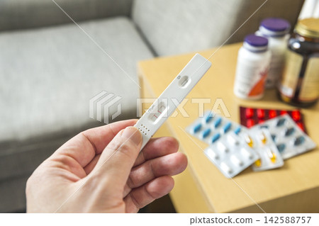 Corona test kits and first aid kits Corona test kits and first aid kits 142588757