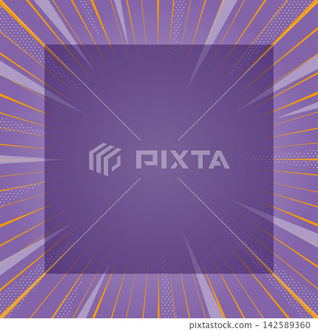 Purple Halloween sale background with square frame and copy space. Purple Halloween sale background with square frame and copy space. 142589360