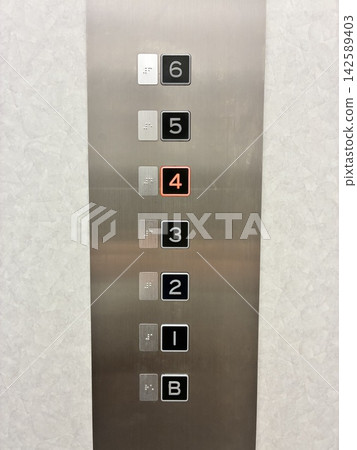 Press the elevator button Press the elevator button 142589403