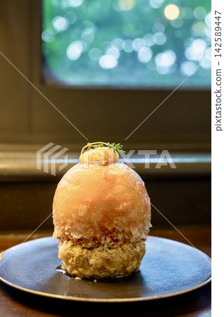 一款可愛又漂亮的桃子塔 一款可愛又漂亮的桃子塔 142589447