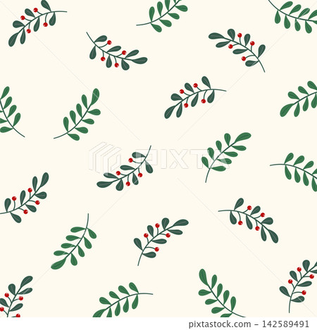 Illustration material of a Nordic-style Christmas tree pattern Illustration material of a Nordic-style Christmas tree pattern 142589491