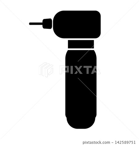 Dental drill icon. Tooth drill sign. Dental nozzle drill symbol. flat style. Dental drill icon. Tooth drill sign. Dental nozzle drill symbol. flat style. 142589751