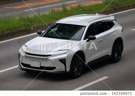 Image of a Japanese-made SUV station wagon. Image of a Japanese-made SUV station wagon. 142589973