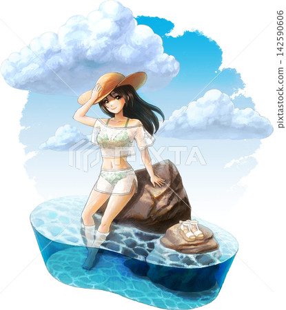 夏天海和女孩 夏天海和女孩 142590606