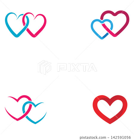 Beauty Love Vector icon illustration design Template Beauty Love Vector icon illustration design Template 142591056