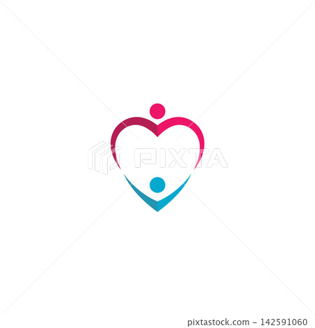 Beauty Love Vector icon illustration design Template Beauty Love Vector icon illustration design Template 142591060