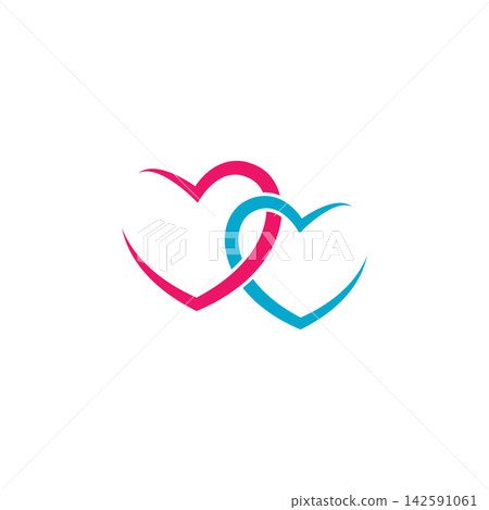 Beauty Love Vector icon illustration design Template Beauty Love Vector icon illustration design Template 142591061