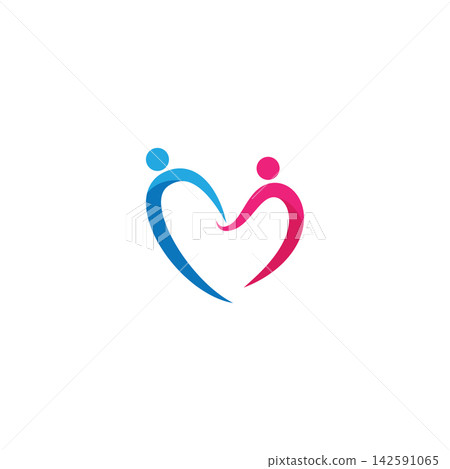 Beauty Love Vector icon illustration design Template 142591065