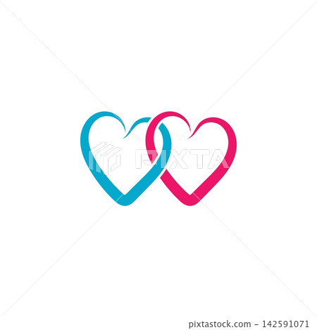 Beauty Love Vector icon illustration design Template Beauty Love Vector icon illustration design Template 142591071