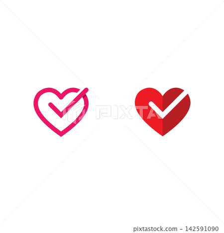 Beauty Love Vector icon illustration design Template Beauty Love Vector icon illustration design Template 142591090