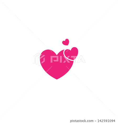 Beauty Love Vector icon illustration design Template Beauty Love Vector icon illustration design Template 142591094