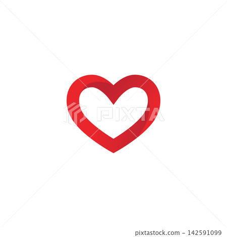 Beauty Love Vector icon illustration design Template 142591099