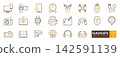 Gadget icon set and wireless technology 142591139