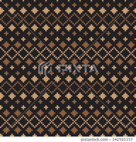 Brown Argyle Knitting Grid seamless pattern design for fashion and home textiles, graphics, knitwear and backgrounds Brown Argyle Knitting Grid seamless pattern design for fashion and home textiles, graphics, knitwear and backgrounds 142591157