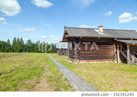 Old Wooden House in Rural Area Old Wooden House in Rural Area 142591240