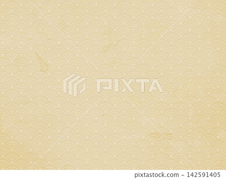 Background, New Year's card, Japanese style, Japanese paper, Japanese pattern, paper, zodiac sign, New Year, background, yellow, texture, material, pattern, Japanese, 142591405