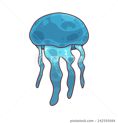 Illustration of Jellyfish Illustration of Jellyfish 142593084