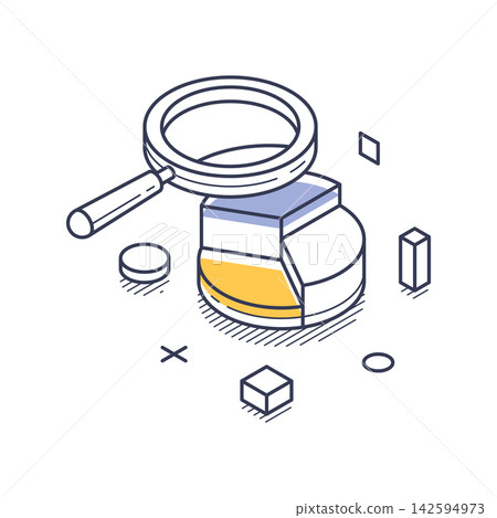 Data Analysis And Market Research For Business Strategy Isometric Vector Illustration Data Analysis And Market Research For Business Strategy Isometric Vector Illustration 142594973