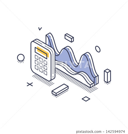 Financial Accounting And Business Data Analysis Report Isometric Vector Illustration Financial Accounting And Business Data Analysis Report Isometric Vector Illustration 142594974