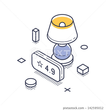 Customer Review And Product Rating For Home Decor Shop Isometric Vector Illustration Customer Review And Product Rating For Home Decor Shop Isometric Vector Illustration 142595012