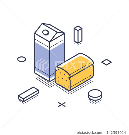 Online Grocery Shopping For Fresh Food And Drinks Isometric Vector Illustration Online Grocery Shopping For Fresh Food And Drinks Isometric Vector Illustration 142595014