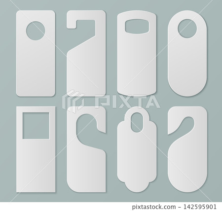 Hotel room door hanger set, do not disturb signs Hotel room door hanger set, do not disturb signs 142595901