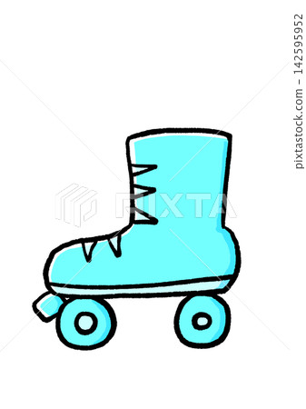 Light blue roller skates Light blue roller skates 142595952
