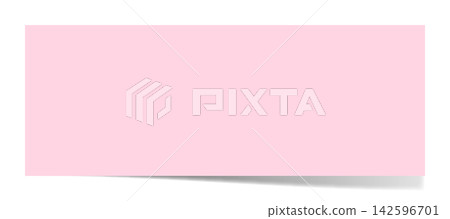 粉紅色長方形黃色便條紙的插圖 142596701